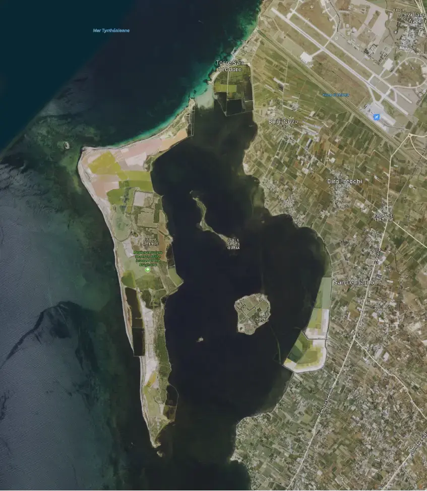 Lo Stagnone satellite view